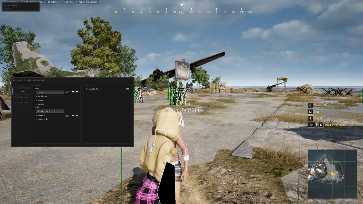 DMA Systems Pubg — DMA CHEATS screenshot 1
