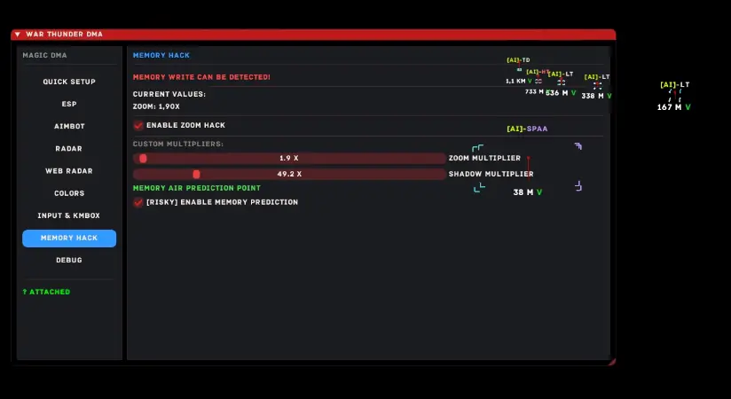 Magic Tundra DMA — DMA CHEATS screenshot 1