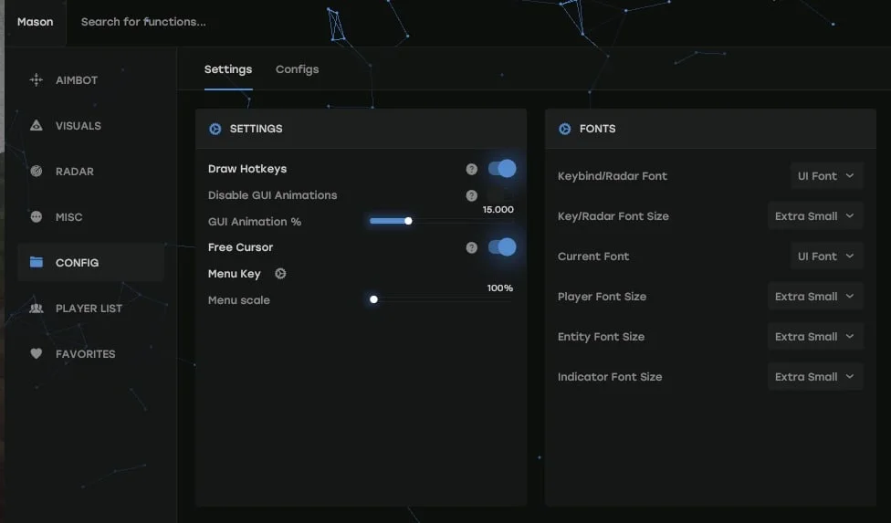 MASON Internal — Rust screenshot 1