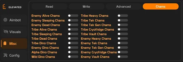 Elevated DMA ARK Ascended — DMA CHEATS screenshot 3
