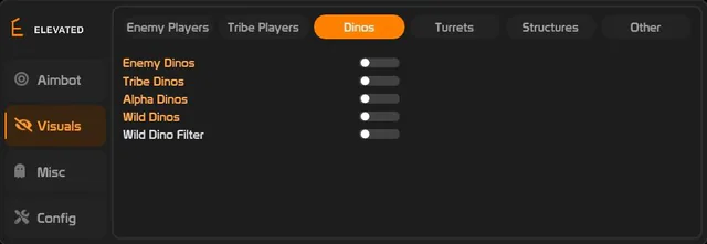 Elevated DMA ARK Ascended — DMA CHEATS screenshot 1